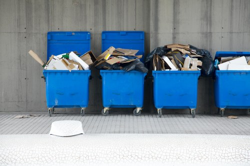 Professional office clearance team at work in Spitalfields