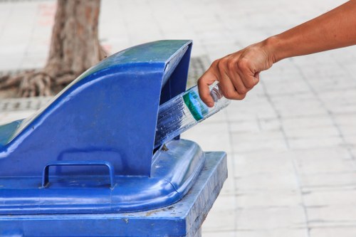 Types of business waste including general, recyclable, and hazardous materials