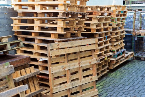 Supervisor checking vehicle loading and safety restraints