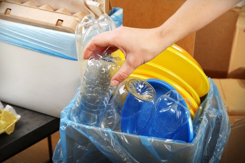 Modern storage solutions for an organized garage in Spitalfields