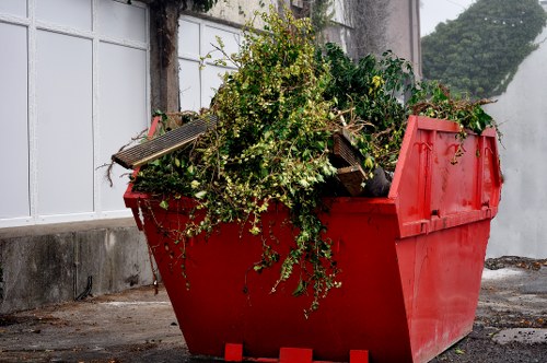 Electric low-carbon van used for office clearance collections in Spitalfields